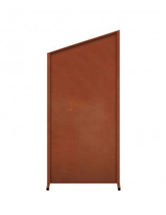 Sichtschutzzaun - Modern Art Nr. 7 - Höhe 130 cm - geschlossene Wand