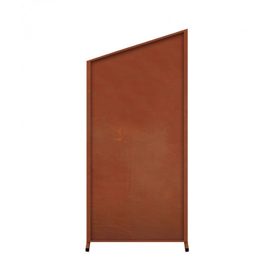 Sichtschutzzaun - Modern Art Nr. 7 - Höhe 130 cm - geschlossene Wand