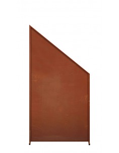 Edelrost Sichtschutzzaun - Modern Art Nr. 6 - Höhe 193 cm