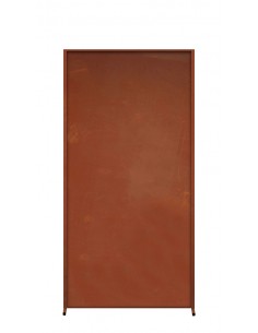 Edelrost Sichtschutzzaun - Modern Art Nr. 4 - Höhe 199 cm