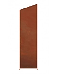 Edelrost Sichtschutzzaun - Modern Art Nr. 2 - Höhe 213 cm