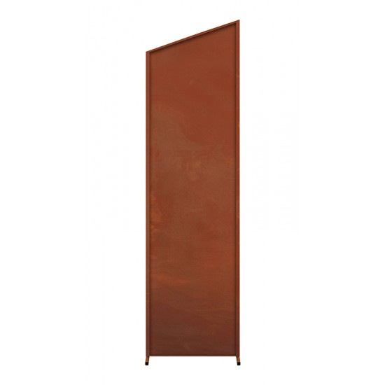 Edelrost Sichtschutzzaun - Modern Art Nr. 2 - Höhe 213 cm