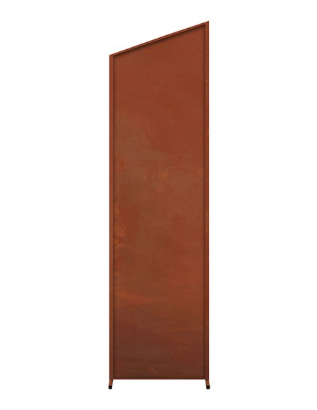 Edelrost Sichtschutzzaun - Modern Art Nr. 2 - Höhe 213 cm