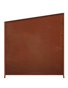 Sichtschutzzaun - Modern Art Nr. 1 - Höhe 130 cm - 126 cm breit - geschlossene Sichtschutzwand