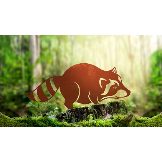 Edelrost Waschbär - Meeko - Breite 50 cm