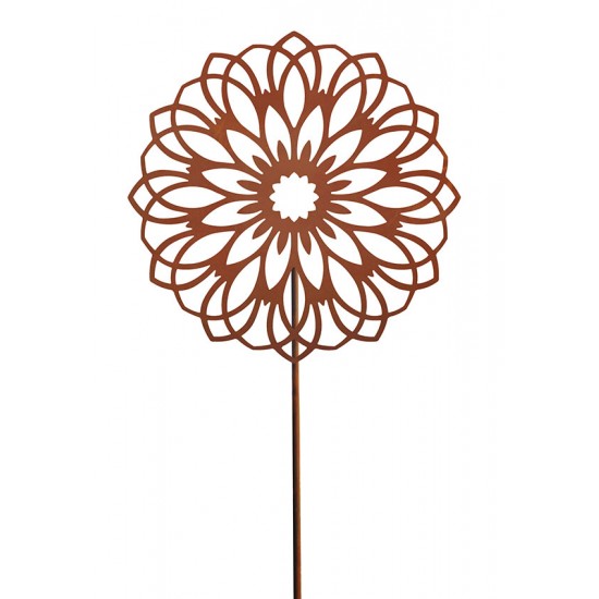 Metall Gartenstecker - Mandala - Ø 40 cm