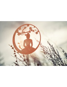 Metall Gartenstecker - Zen - Ø 40 cm 2