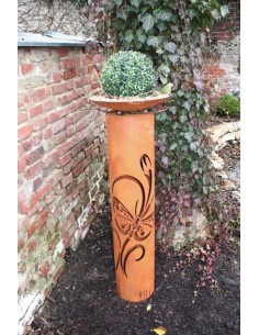 runde Rostsäulen Rostsäule - Schmetterling, Höhe 100 cm Runde Säule aus Edelrost mit Schmetterlingsmotiv
Eine schöne runde Edelr 2