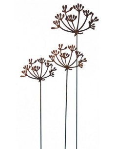 Gartenstecker Gartenstecker Dill Blüte 30 cm Ø - 1 Stk 
Dillblüte als Gartenstecker
Die blühende Dolde des Dill ist wunderschö