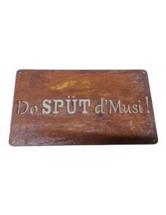 Rostschilder Rostschild - Do spüt d’Musi! - Höhe 17 cm 
Höhe 17 cm
Breite 30 cm