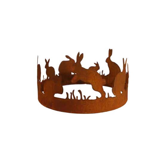 Deko Ringe Deko Ring Hasen Ø 30 cm - Osterdeko für Osterschale 
Toller Deko-Hasenring
Ø 30 CM

passend für unsere Schalen mi