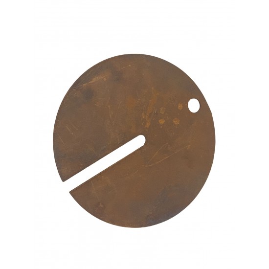 Zubehör Platte für Risskugel - klein Ø 28 cm 
Ø 28 cm
Materialdicke 2 mm Stahl
