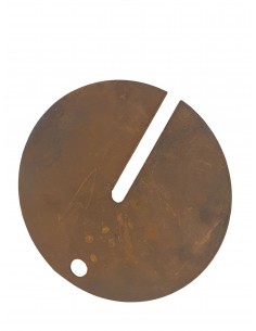 Zubehör Platte für Risskugel - gross Ø 35 cm Materlialdicke 2 mm - Stahl
 Ø 35 cm