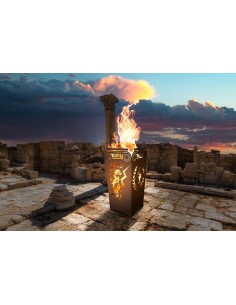 Feuerkorb mit griechischem Motiv - Zeus - Höhe 69 cm 2