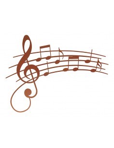 Deko Wandbild Melodie - Breite 57 cm