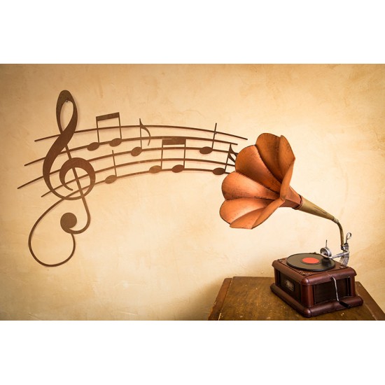 Deko Wandbild Melodie - Breite 57 cm