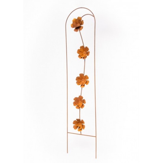 Start Sichtschutz Paravent mit 5 Blüten - Höhe 140 cm 
Höhe 140 cm
Breite 30 cm
