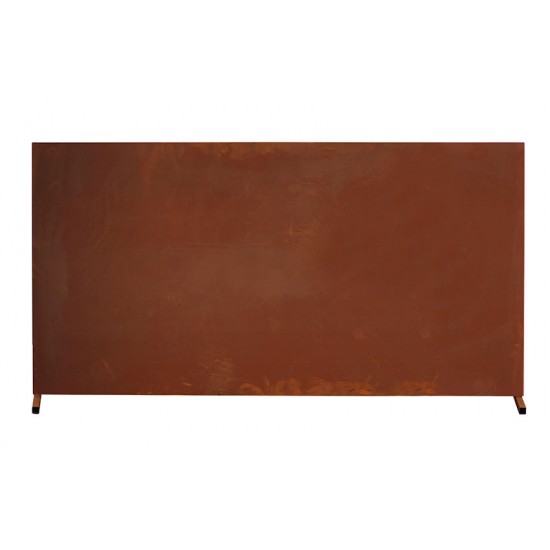 Metall Zaunelement - Neutral - Breite 183 cm