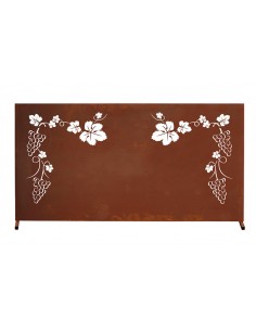 Metall Zaunelement - Wein - Breite 183 cm
