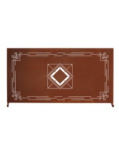 Metall Zaunelement - Modern - Breite 183 cm