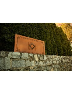 Metall Zaunelement - Modern - Breite 183 cm 2