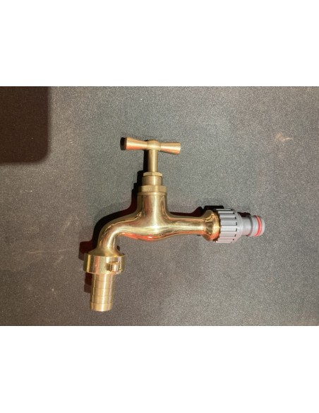 Gartendeko Rost Wasserzapfsäule Metall - Water Tap - Höhe 105 cm - Rostsäule mit Wasserhahn "Water Tap" Metall Wasserzapfsäule f