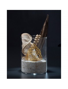 Start Windlicht Keltischer Knoten aus Glas - Höhe 11 cm  2