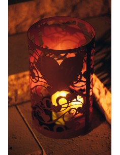 Windlicht "leuchtende Herzen" Höhe 40 cm, Ø 24 cm 2