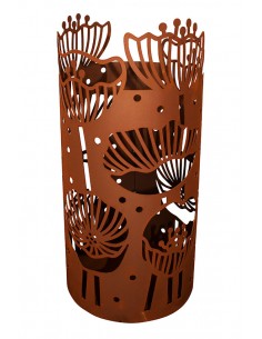 Edelrost Windlicht - Pusteblumen - Ø 19,5 cm