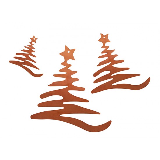 Christbaumschmuck - Tanne - mittel, 13,5 cm hoch