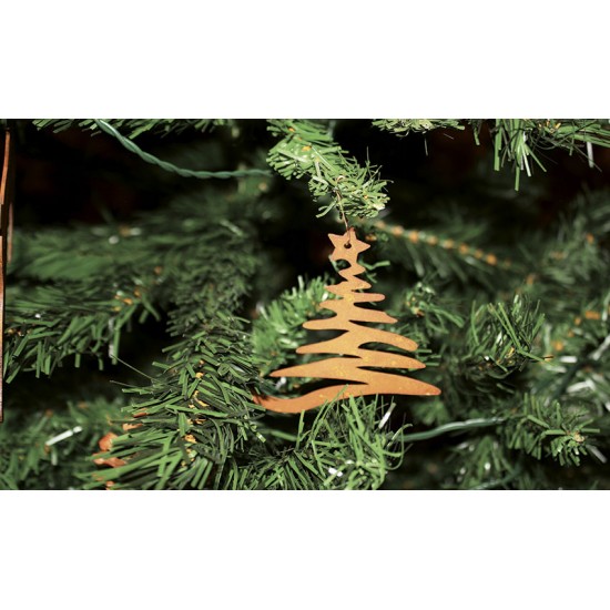 Christbaumschmuck - Tanne - groß, 18 cm hoch