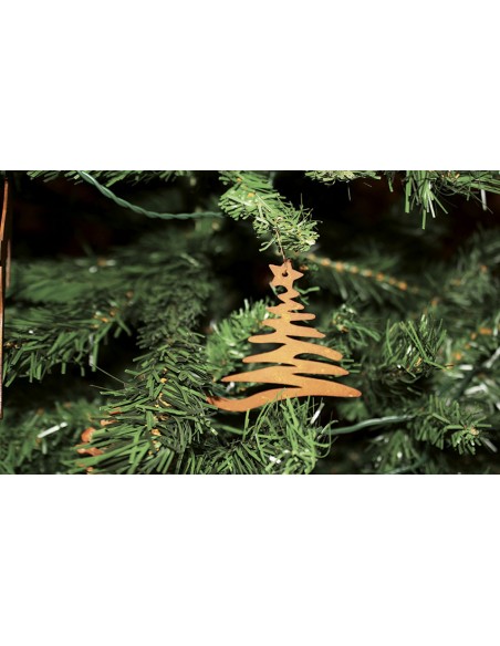 Moderner Christbaumschmuck - Tanne - 3er Set