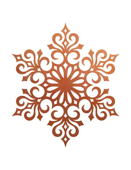 Weihnachtsbaumschmuck und Christbaumschmuck Christbaumschmuck Flocke 4, Ø 20 cm Filigran geschnittene rostige Schneeflocke als F Weihnachtsbaumschmuck und Christbaumschmuck Christbaumschmuck Flocke 4, Ø 20 cm Filigran geschnittene rostige Schneeflocke als F