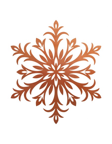 Winterdeko Schneeflocke als Fensterbild