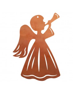 Weihnachtsbaumschmuck Engel mit Horn