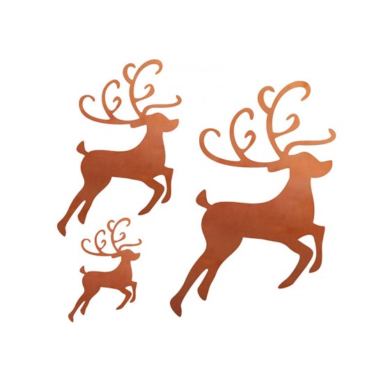 Christbaumschmuck Rentier - 3er Set