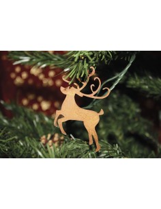 Christbaumschmuck Rentier, mittel, 13,5 cm hoch 2