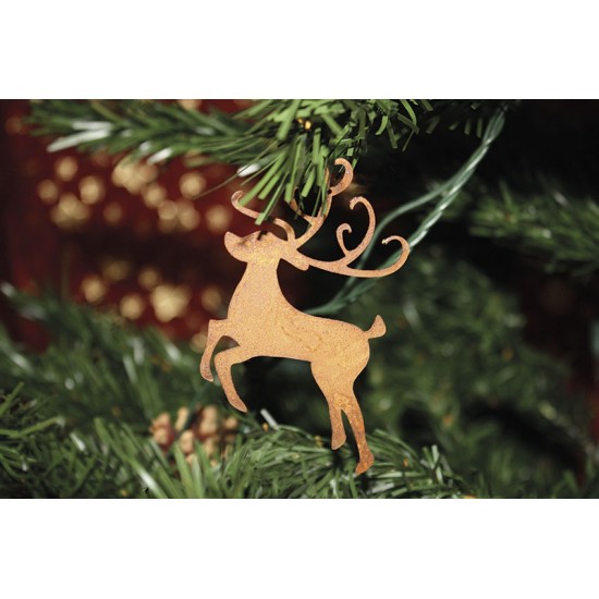 Christbaumschmuck Rentier, groß, 18 cm hoch