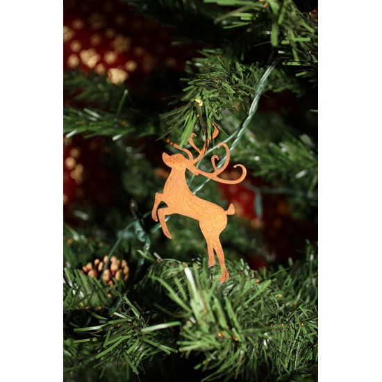 Christbaumschmuck Rentier, groß, 18 cm hoch