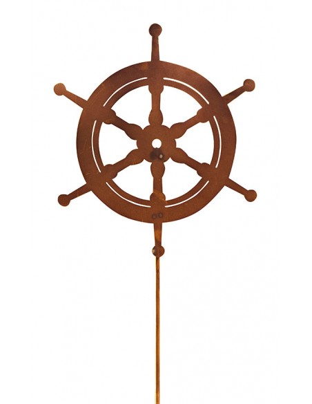 Deko Steuerrad Gartenstecker  Ø 40 cm - Maritime Gartendeko Deko Steuerrad Gartenstecker  Ø 40 cm - Maritime Gartendeko