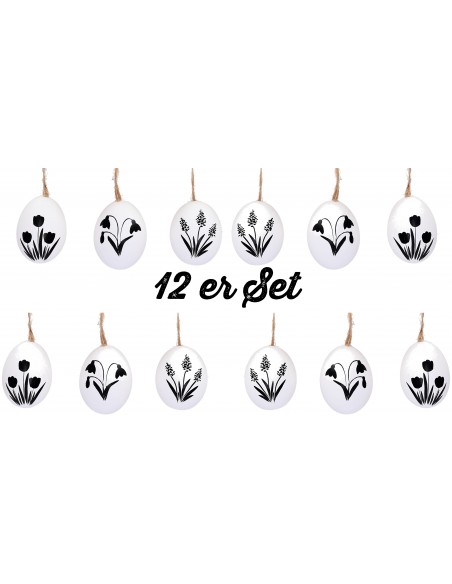 Ostereier zum Hängen - 12 Stk im Set - Frühblüher Blumen 3 versch. Motive - Echtes Hühnerei Natur 
Deko Ostereier zum Ostereier zum Hängen - 12 Stk im Set - Frühblüher Blumen 3 versch. Motive - Echtes Hühnerei Natur 
Deko Ostereier zum