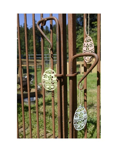 Osterschmuck Ostereianhänger Thalia - 3er Set - rosa, blau, grün, 8x10 cm Ostereihänger Thalia - 3er Set
Ostern kann kommen. Mi