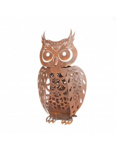 Deko Eulen Filigrane Deko Eule - 68 cm hoch - Beleuchtbar 
Höhe 68 cm
Breite 40 cm
Tiefe 27 cm
