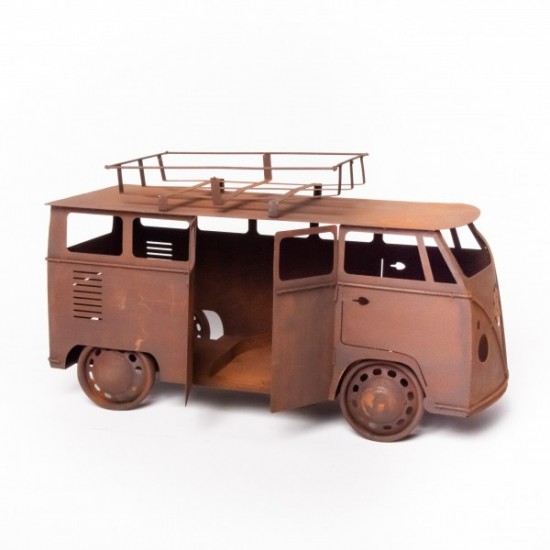 Gartendeko Rost Bus flower power - Gartendeko Fahrzeug zum dekorieren und bepflanzen 
Nicht nur für Oldtimer Fans ist dieses De