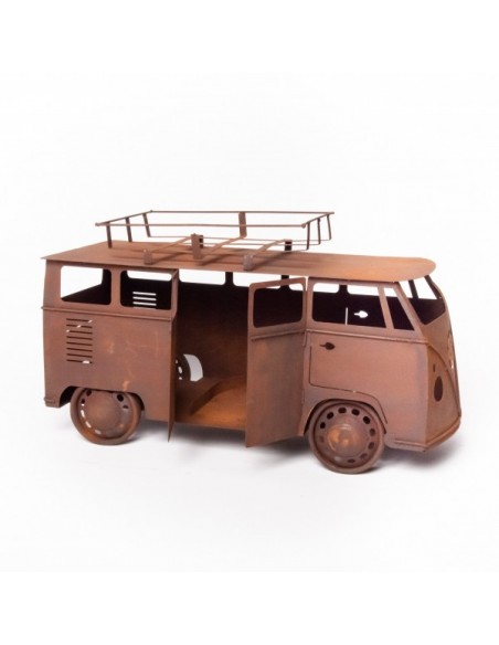 Gartendeko Rost Bus flower power - Gartendeko Fahrzeug zum dekorieren und bepflanzen 
Nicht nur für Oldtimer Fans ist dieses De