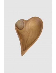 Herzschale Holz Talea aus Eukalyptusholz - 15 cm 2