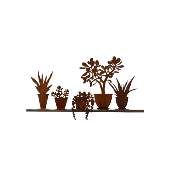 Aloe im Topf, auf Platte - Höhe 24 cm 
Höhe 24 cm