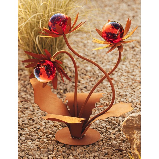 Untergestell für Glasblume Distel - Höhe 70 cm - ohne Kugeln