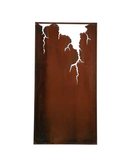 Sichtschutzwände und Paravents Sichtschutzwand - Flash - mit Rissausschnitten oben Höhe 200 cm Paravent Flash mit Rissausschnitt