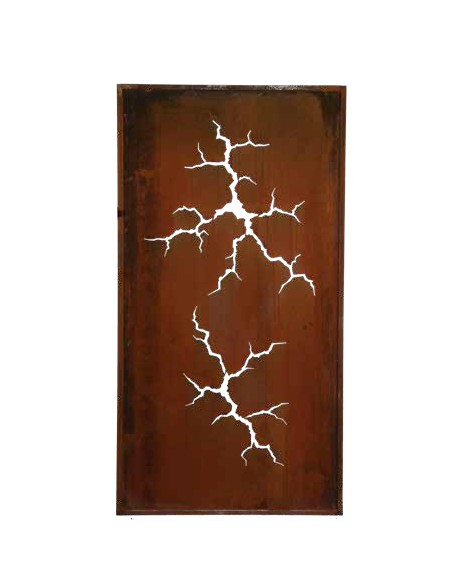 Sichtschutzwände und Paravents Sichtschutzwand - Flash - mit großflächigen Rissen - Höhe 200 cm Paravent Flash mit Rissausschnit